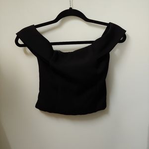 Off the shoulder crop top